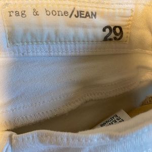 Rag n bone white skinny jeans